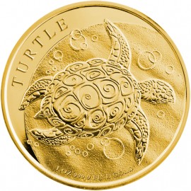 1 Unze Gold Fiji Taku Turtle Nieu