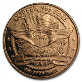 1 Unze Kupfer Panda round