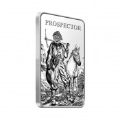 5 Unzen Silber Provident Prospector USA Barrenform
