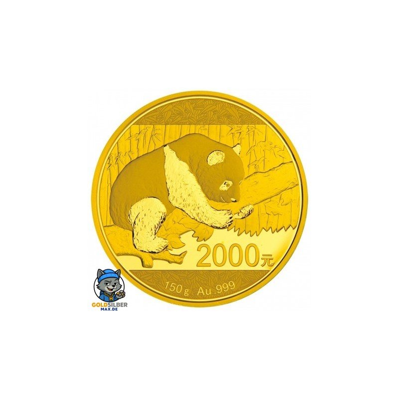 150 gramm g  Gold Unze China Panda Goldmünze 2016 Box