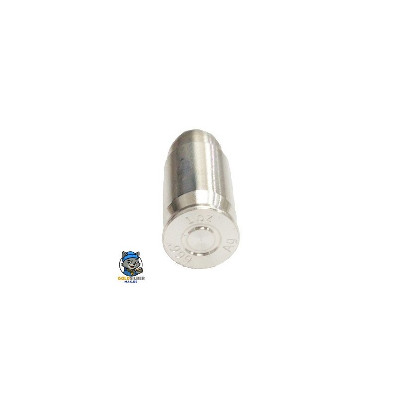 5 x 1 Unze Silber Bullet Kaliber 45 Box