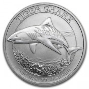 1/2 Unze Silber Tiger Shark Tigerhai 2016