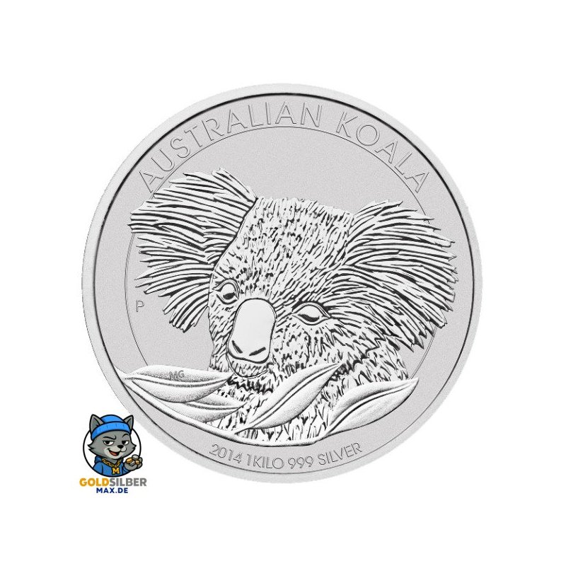 1kg Silber Koala 2014