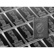 100 x 1 g  Gramm Silber  Münztafel Cook Island Valcambi