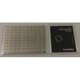 100 x 1 g  Gramm Silber  Münztafel Cook Island Valcambi