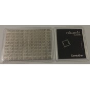 100 x 1 g  Gramm Silber  Münztafel Cook Island Valcambi