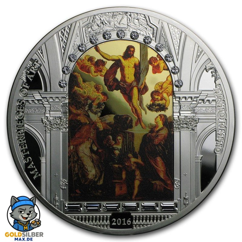 3 unzen  Silber The Resurrection of Jesus Proof 2016 Cook Islands 