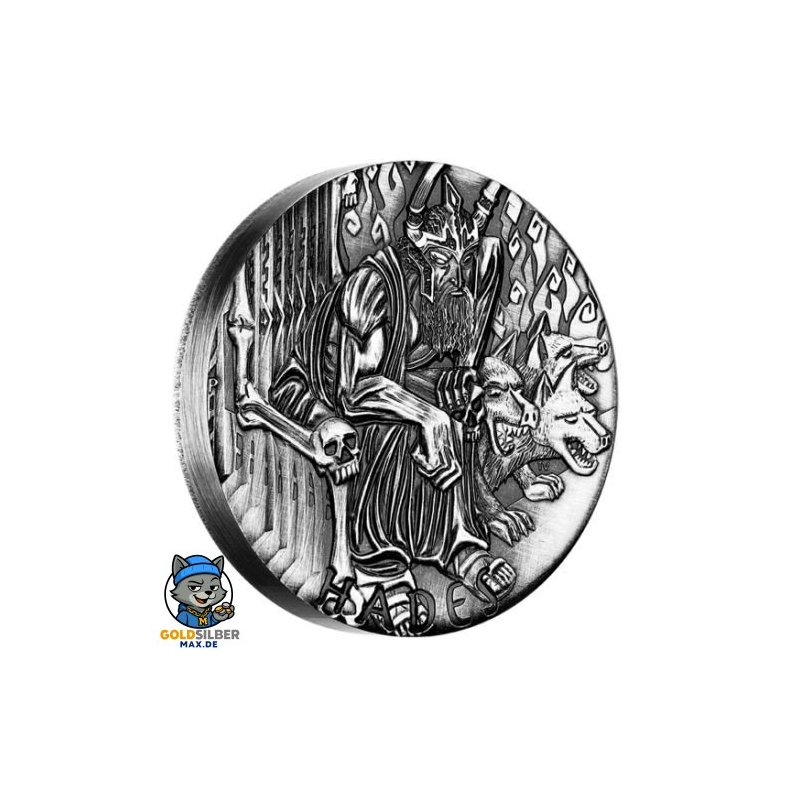 2 Unzen Silber Hades PP Gods of Olympus