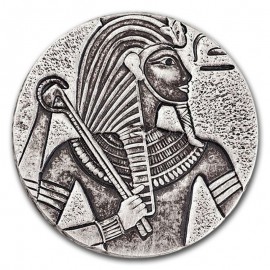 5 Unzen Silber Tschad King Tut 2016 3000 Fr