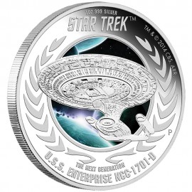 1 Unze Silber Star Trek U. S. S.