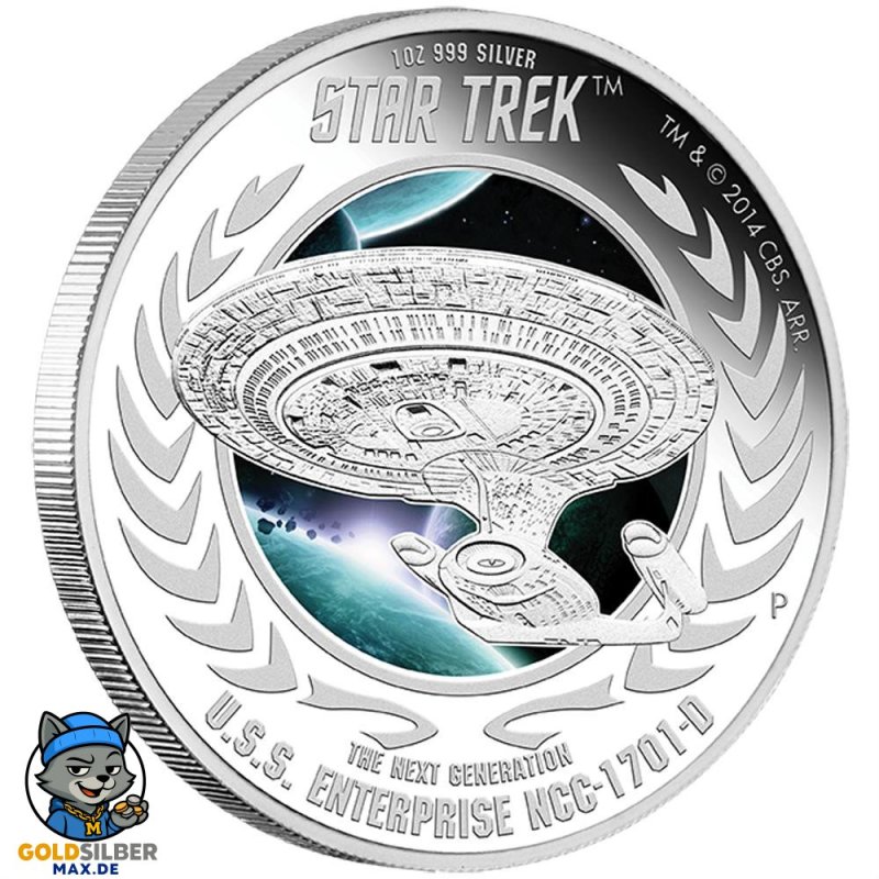 1 Unze Silber Star Trek U. S. S.