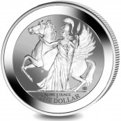 1 Unze Silber Pegasus 2017  British Virgin Islands