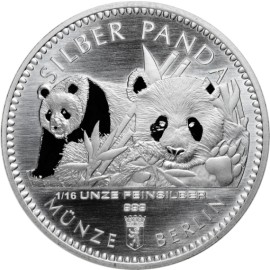 1/8 Unze Silber Panda Berliner Münze 2016