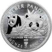 1/8 Unze Silber Panda Berliner Münze 2016