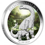 1 Unze Silber Diamantinasaurus