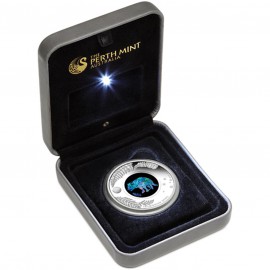1 Unze Silber Opal Serie Tasmanischer Teufel