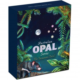 1 Unze Silber Opal Serie Tasmanischer Teufel