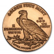 1 Unze Kupfer Indianer - Incuse Indian - Round