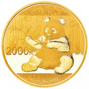 150 gramm g  Gold Unze China Panda Goldmünze 2017 Box