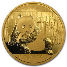 5 oz China Panda Goldmünze 2015