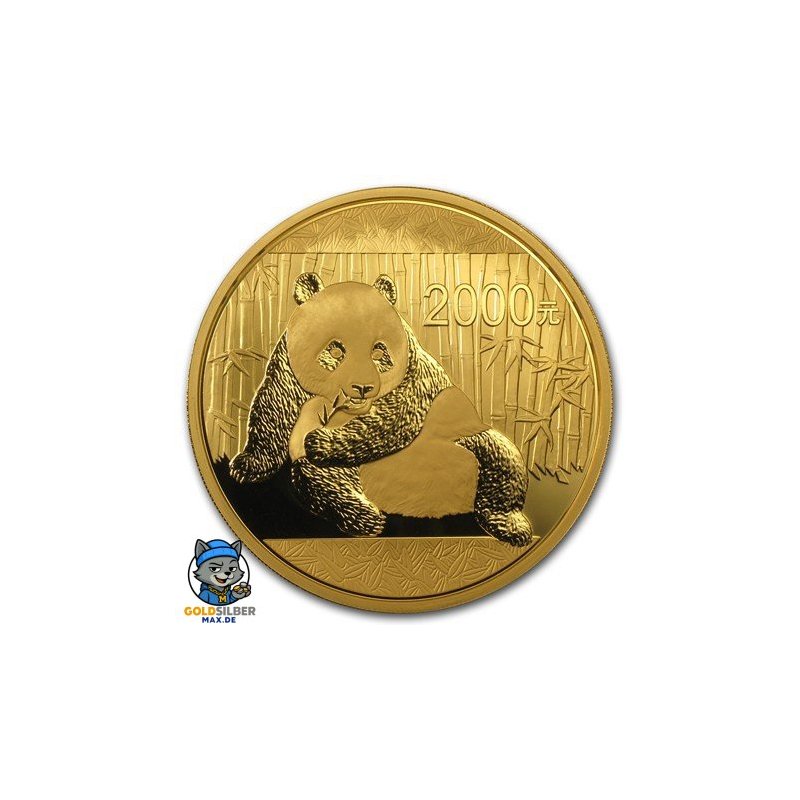 5 oz China Panda Goldmünze 2015