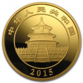 5 oz China Panda Goldmünze 2015