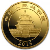 5 oz China Panda Goldmünze 2015
