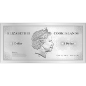 1$ 2017 Cook Islands - Skyline Dollar - London 5 g Silber