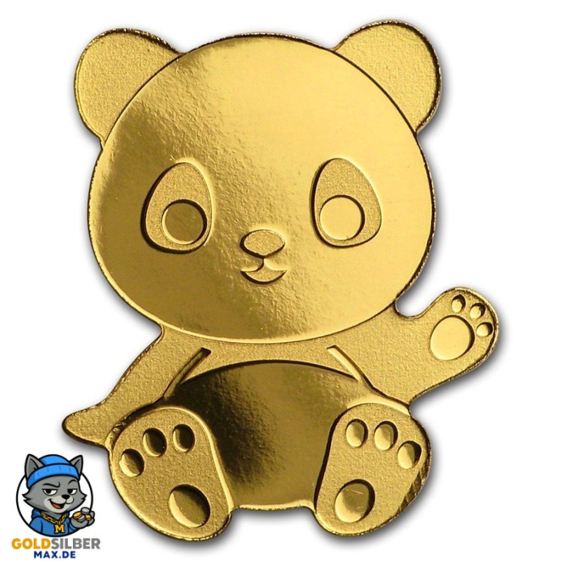 0,5 g Gold  Palau Turtle Panda