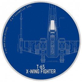 1 Unze Silber X Wing Fighter Star Wars Ships Niue
