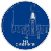 1 Unze Silber X Wing Fighter Star Wars Ships Niue