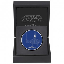 1 Unzen Silber Silbermünze X Wing  Star Wars ships Niue