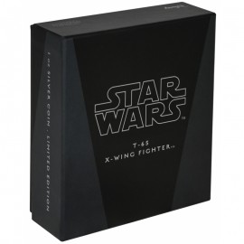 1 Unzen Silber Silbermünze X Wing  Star Wars ships Niue