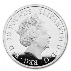 10 Unze Silber Queens Beasts Unicorn 2017 PP VVK