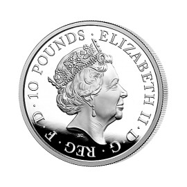 1 Unzen Queens Beasts Lion Löwe 2017 PP Proof