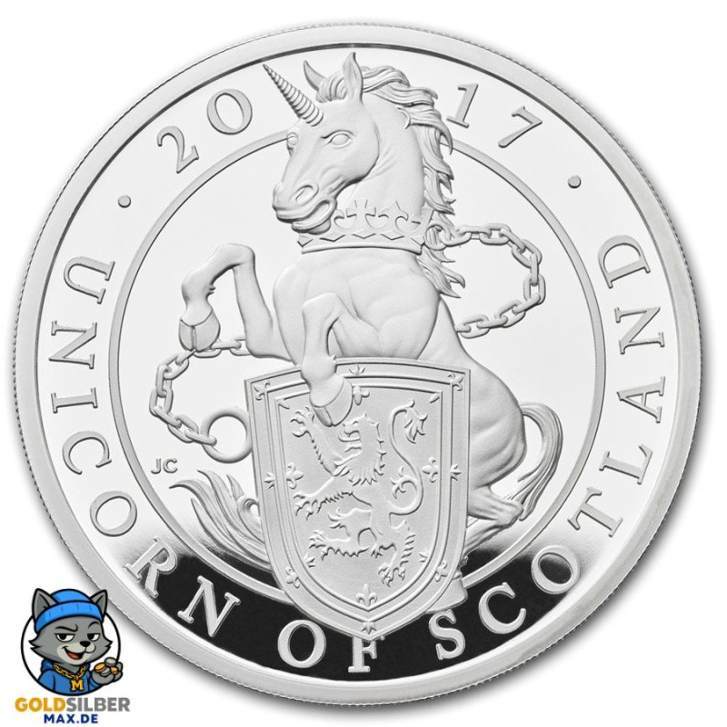 1 Unzen Queens Beasts Lion Löwe 2017 PP Proof