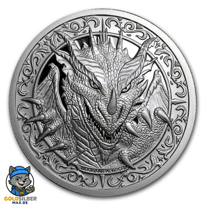 2 Unzen Silber Destiny Knight Ultra High Relief