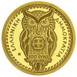 100 Euro Gold 2017 Athena  Griechenland in PP