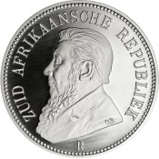 1 Unze oz Silber  125 Jahre 5 Shillings 1892 Südafrika 
