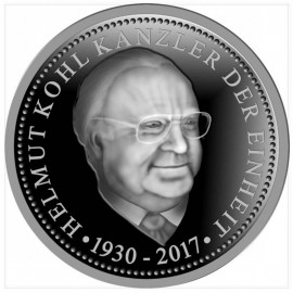 Silber Helmut Kohl  Kanzler der Einheit