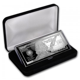  4 oz Silber Barren PP Box 100$ Bill 2017