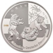 2 x 1 oz Silber  45 Jahre Deutsch-Chinesische Freundschaft 2017