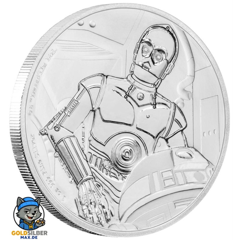 1 Unze Silber C-3PO™ Star Wars Niue