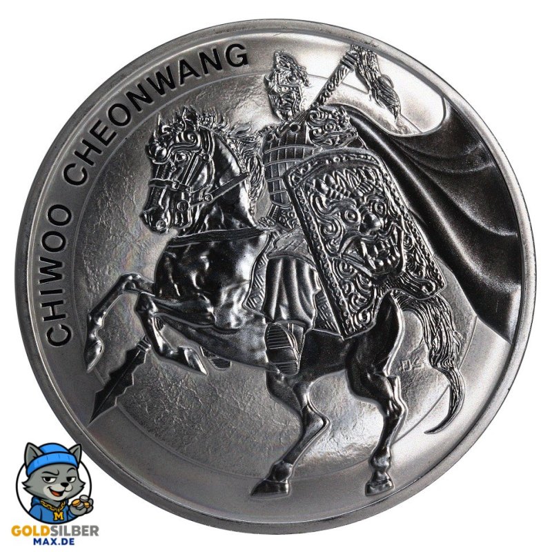 1 oz Unze  Silber Südkorea South Korea Chiwoo Cheonwang 2017 1 Clay