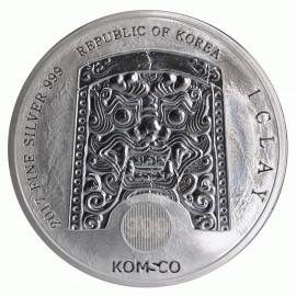 1 Unze Silbermünze Südkorea Chiwoo Cheonwang 2017