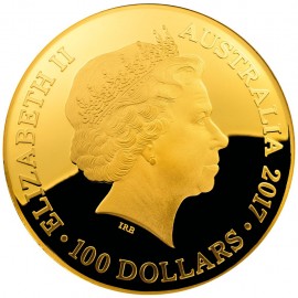 1 Unze oz Gold Goldmünze Südlicher Sternenhimmel gewölbte Goldmünze Southern Sky Proof 