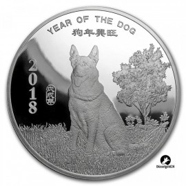 10 Unzen Silber  Round Year of the Dog PP Sunshine Mint