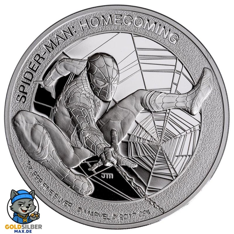 1 Unze Silber Spider-Man™ - Homecoming PP 2017