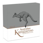 1kg Silber Känguri Kangaroo  2017 PP Box