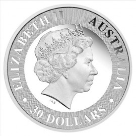 1 Kg Silber Australischer Känguru 2017 PP